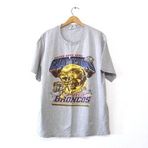 Vintage Denver Broncos Football Super Bowl Champions 1998 T Shirt Large